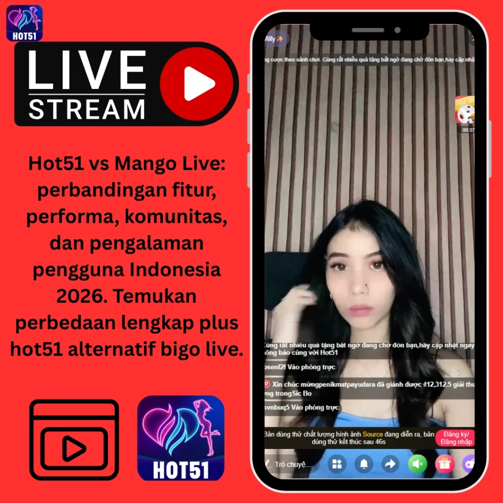 Hot51 vs Mango Live Mana yang Lebih Baik